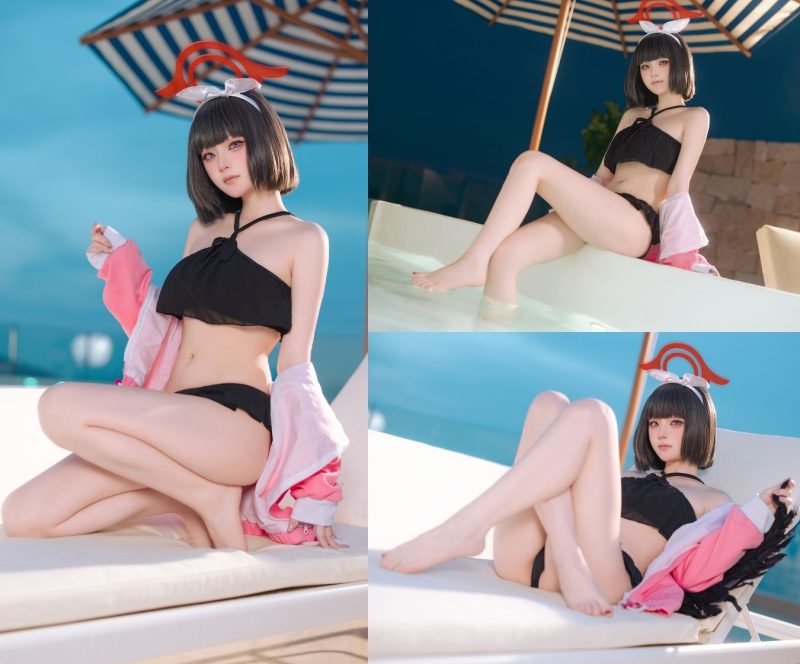 屿鱼-蔚蓝档案 真白泳装 [30P-218MB]-橙心社